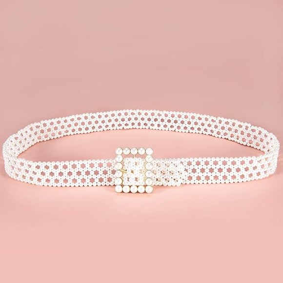 Elegant Adjustable Faux Pear Belt - Chic, Braided Waistband for Every Occasion main image 6